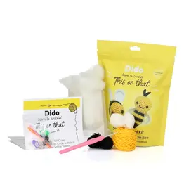 Dido CraftWorks DIY Amigurumi Kit - Honey Bee or Bumble Bee