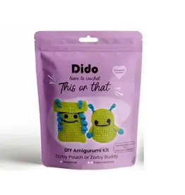 Dido CraftWorks DIY Amigurumi Kit - Zorby Pouch or Zorby Buddy