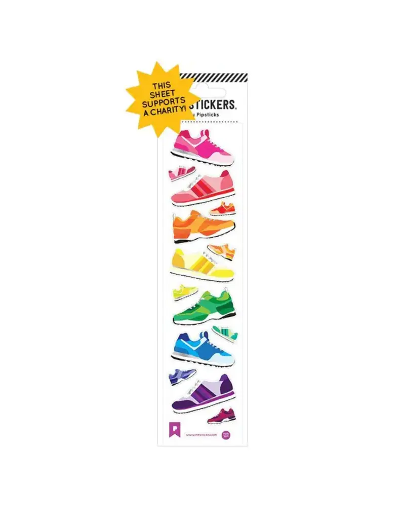 PIPSTICKS Stickers - Decorative Pipstickers - Rainbow Runners