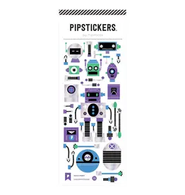 PIPSTICKS Stickers - Decorative Pipstickers - Build a Robot