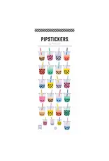 PIPSTICKS Stickers - Decorative Pipstickers -  Boba Tea Party