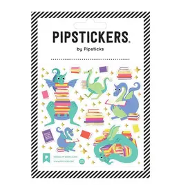 PIPSTICKS Stickers - Decorative Pipstickers -  Dragon My Books Along