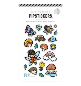 PIPSTICKS Stickers - Decorative Pipstickers - Puffy Forest Fairies