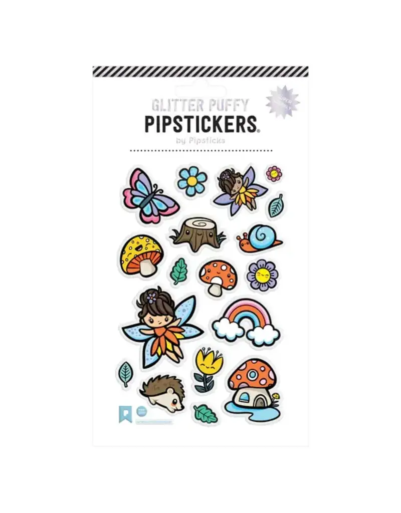PIPSTICKS Stickers - Decorative Pipstickers - Puffy Forest Fairies