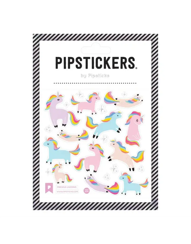 PIPSTICKS Stickers - Decorative Pipstickers -  Precious Unicorns