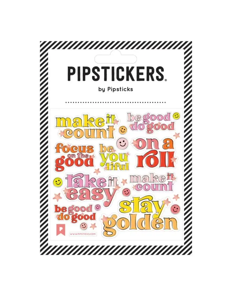 PIPSTICKS Stickers - Decorative Pipstickers - Make It Count