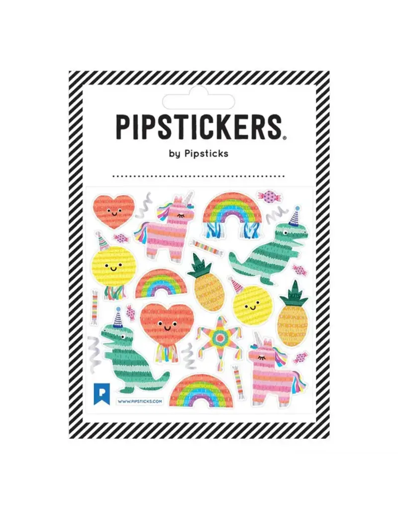 PIPSTICKS Stickers - Decorative Pipstickers - Piñata Party