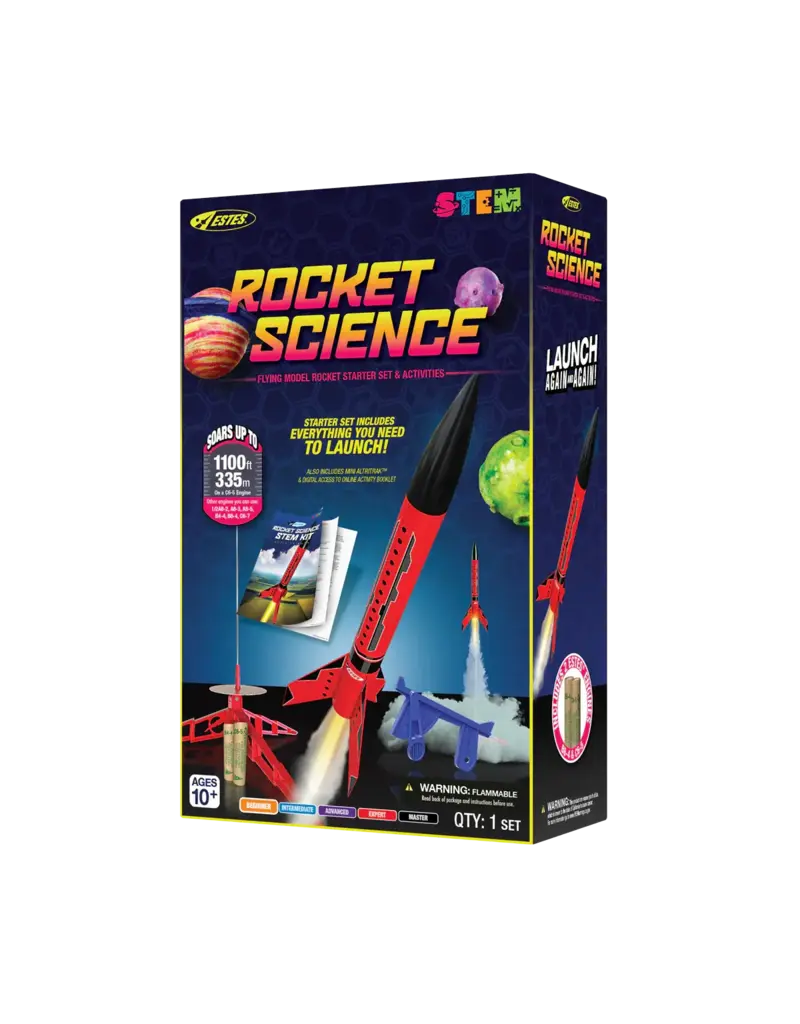 Estes Rockets Rocket Science Starter Set Flying Model Starter Set & Activities