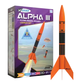 Estes Rockets Hobby Estes Alpha III Flying Model Rocket Launch Set