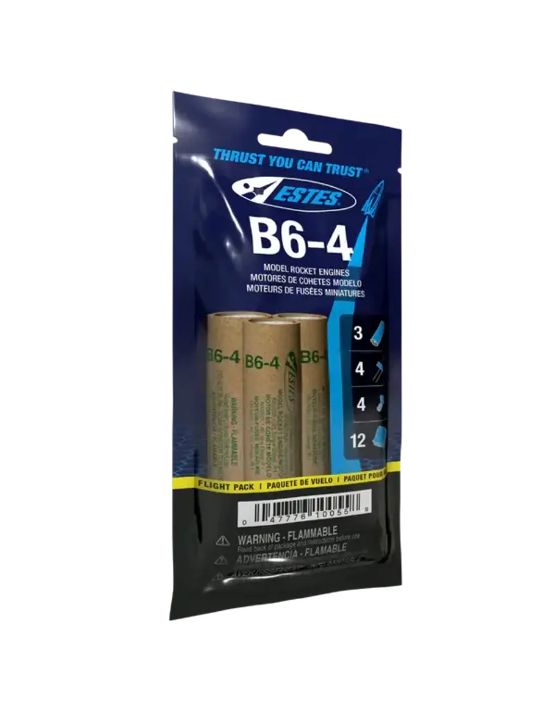Estes Rockets Hobby Estes B6-4 Model Rocket Engines