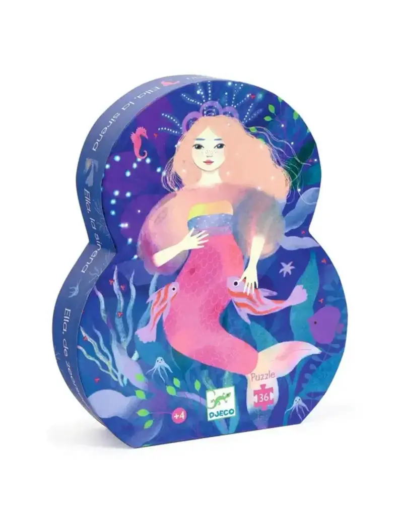 DJECO Puzzle 36pc Ella the Mermaid
