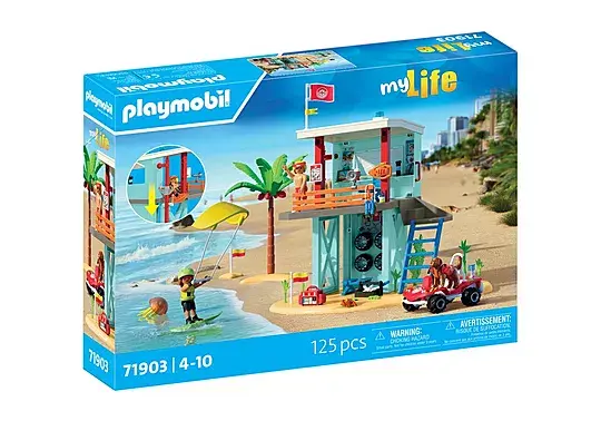 Playmobil My Life - Lifeguard Tower with Beach Buggy