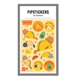 PIPSTICKS Stickers - Decorative Pipstickers -  Scratch n' Sniff Take it Cheesy