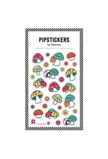 PIPSTICKS Stickers - Decorative Pipstickers -  Glittery Puffy Fancy Mushrooms