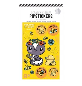 PIPSTICKS Stickers - Decorative Pipstickers -  Scratch n' Sniff Sweet As Can Bee