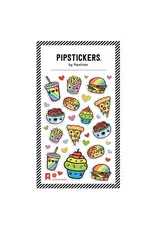 PIPSTICKS Stickers - Decorative Pipstickers -  Glittery Puffy Junk Food