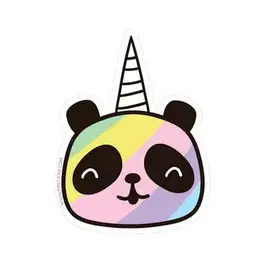 PIPSTICKS Sticker - Pandacorn Vinyl