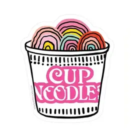 PIPSTICKS Sticker -  Lunch for One - Cup Noodles Vinyl