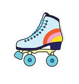 PIPSTICKS Sticker - Retro Skate Vinyl