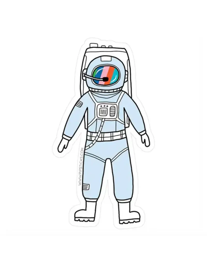 PIPSTICKS Stickers - Decorative Pipstickers -  Astronaut