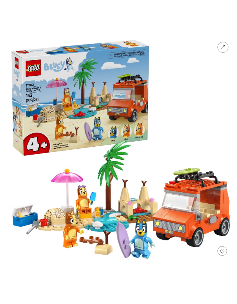 LEGO LEGO Bluey Bluey's Beach & Family Car Trip