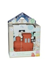 Tikiri Toys LLC My First Tikiri Vroom Vroom Collection - Train Natural Rubber Teether, Rattle & Bath Toy
