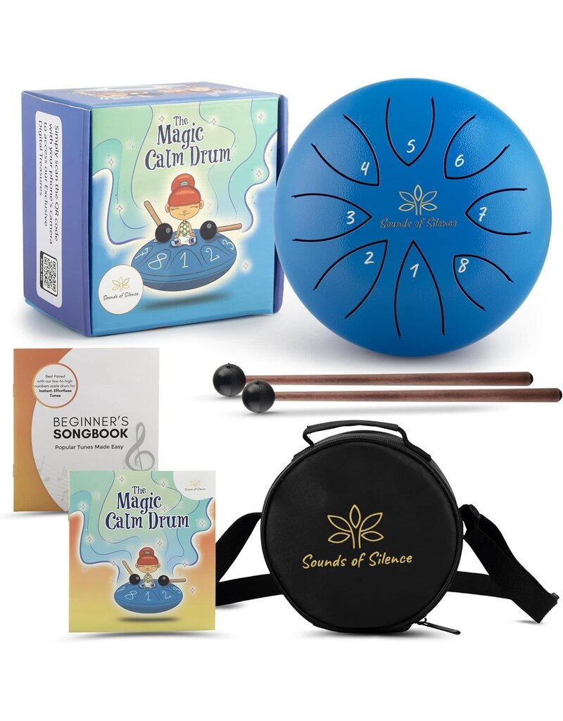 Sounds of silence drums The Magic Calm Drum Tongue Drum, Songbook and Storybook