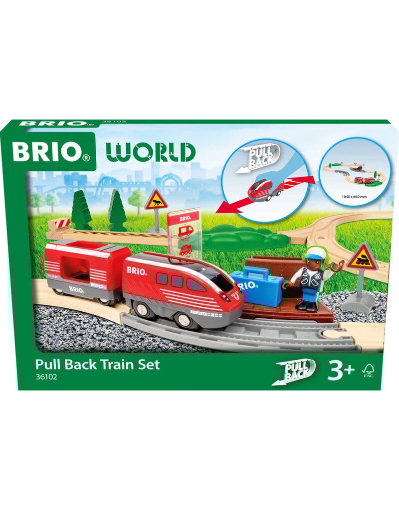 Brio Brio Pull Back Train Set