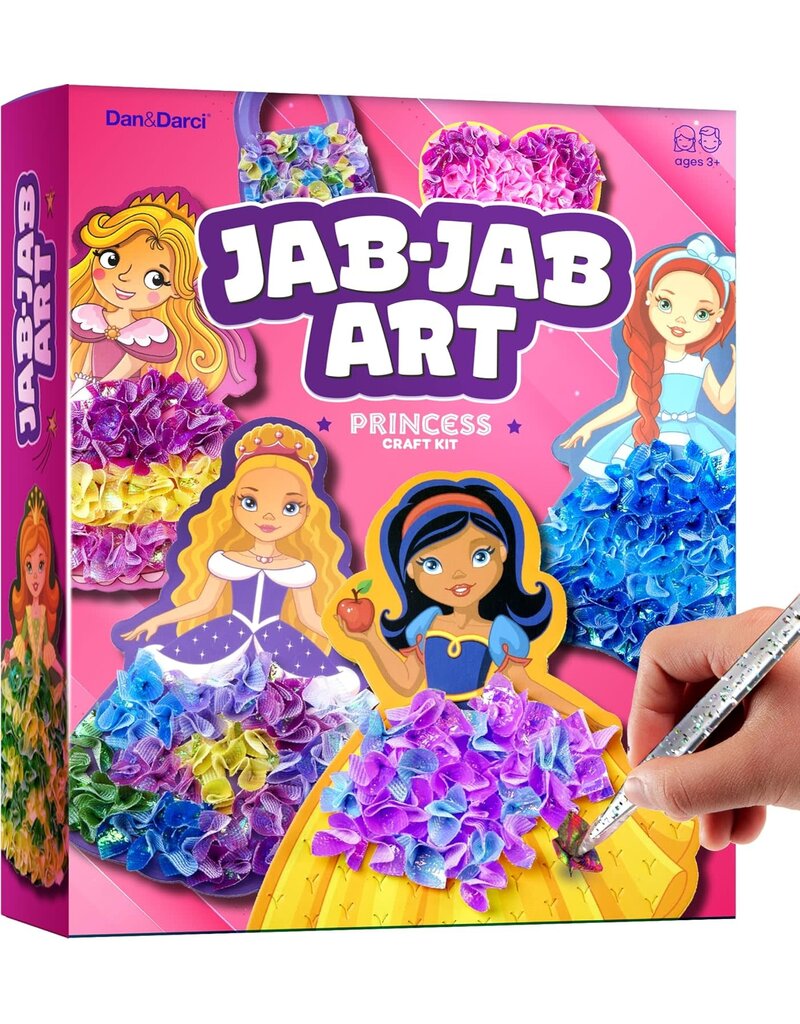 Dan&Darci Jib-Jab Art Princes Poke-In Craft Kit