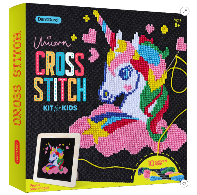 Unicorn Cross Stitch Kit for Kids