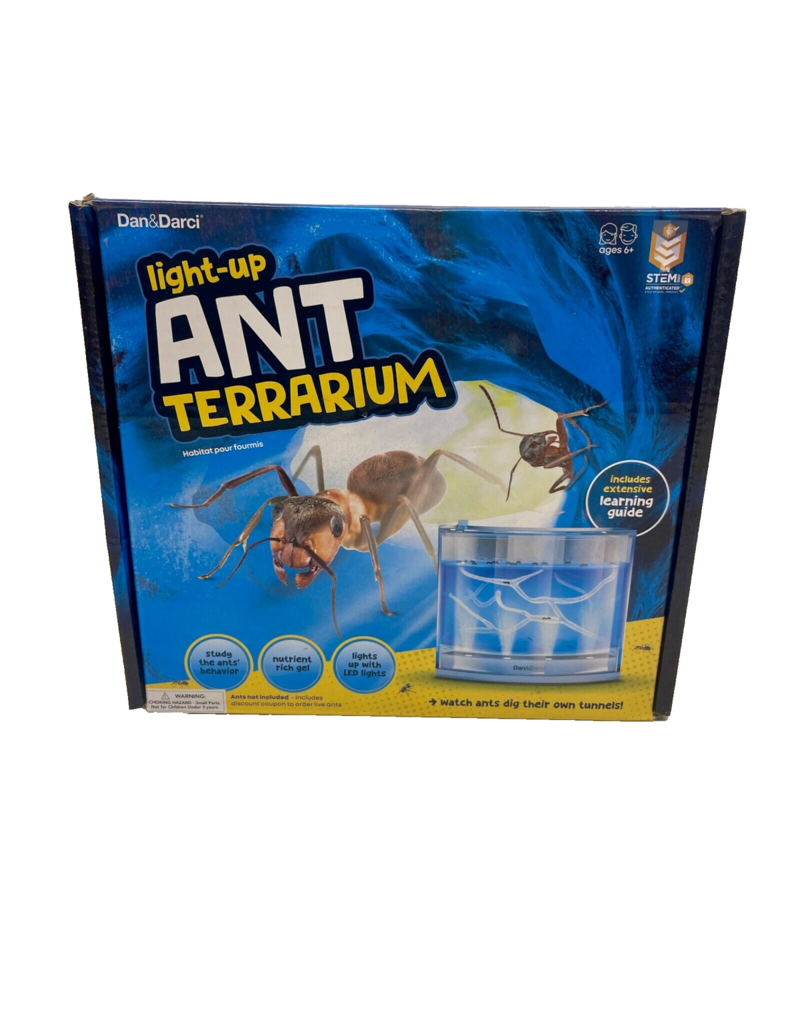 Dan&Darci Science Kit Light-up Ant Farm Terrarium Kit for Kids