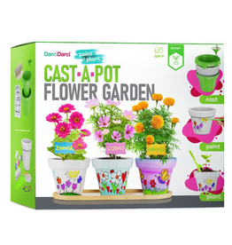 Dan&Darci Paint & Plant Cast-a-Pot Flower Garden