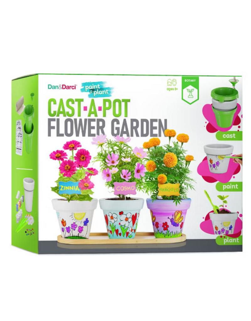 Dan&Darci Paint & Plant Cast-a-Pot Flower Garden