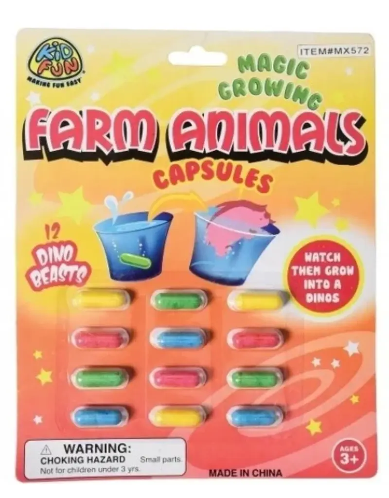 US Toys Magic Growing farm animal capsules