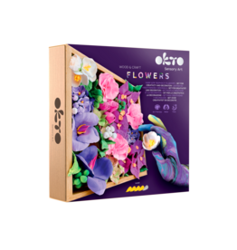 fainotoys LLC OKTO Sensory Art 3D Woodcraft - Inspiration - Flowers