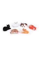 Creative Education (Great Pretenders) Great Pretenders | Raining Cats and Dogs Claw Clips (Assorted Animals) 1pc