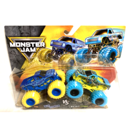 Spin Master Monster Jam Blue Thunder Vs. Bad News  Monster Trucks 2-Pack