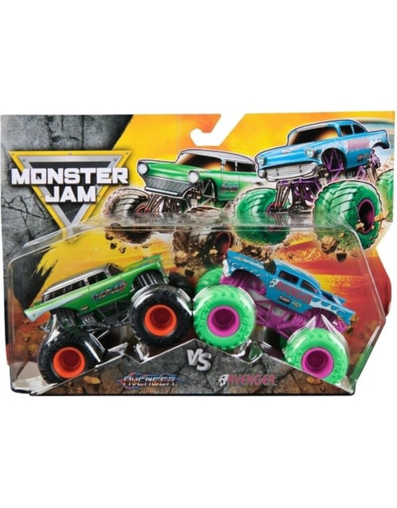 Spin Master Monster Jam Avenger Vs. Avenger  Monster Trucks 2-Pack