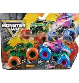 Spin Master Monster Jam Dragon Vs. Sparkle Smash  Monster Trucks 2-Pack