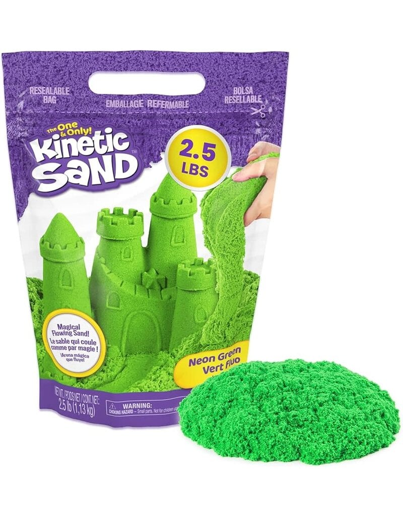 Spin Master Sensory Kinetic Sand - Neon Green (2 lb Bag)