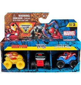 Spin Master Monster Jam Mini Marvel Bundle ( Pack of 3)