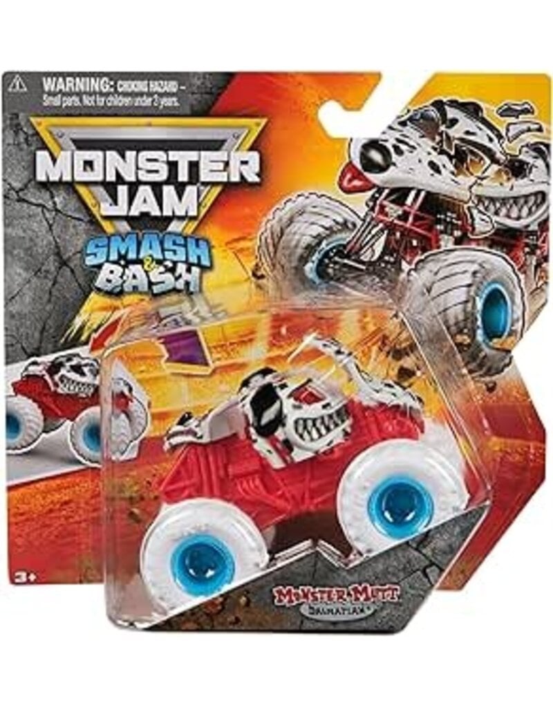 Spin Master Monster Jam Smash & Bash Monster Mutt Dalmatian