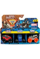 Spin Master Monster Jam Mini Marvel Bundle ( Pack of 3)