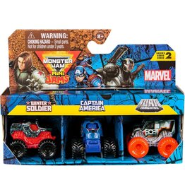 Spin Master Monster Jam Mini Marvel Bundle ( Pack of 3)