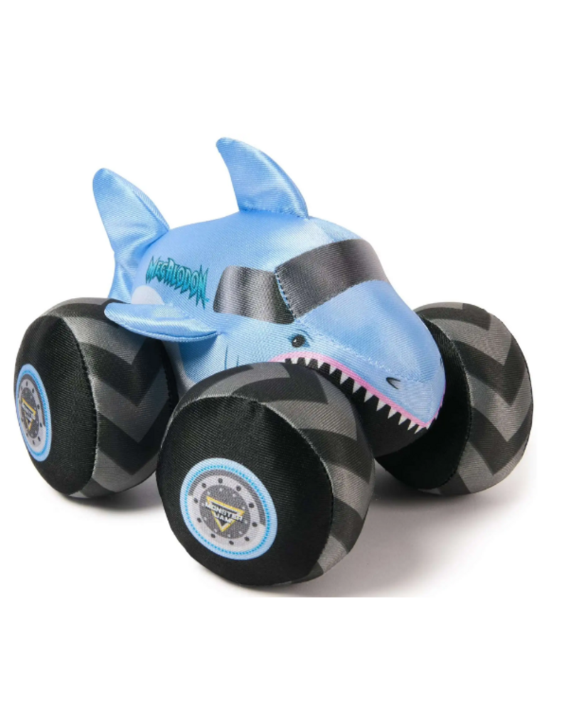 Spin Master Plush Monster Jam Monster Truck with Sound Effects -MEGALODON