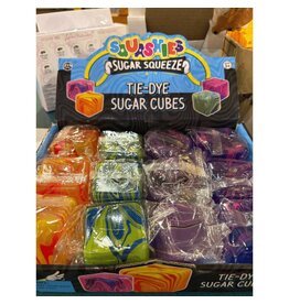 Curious Minds Toys Squashies Sugar Squeeze Tie Dye Sugar Cubes