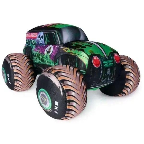 Big Grave Digger Monster Jam Monster Truck Plush