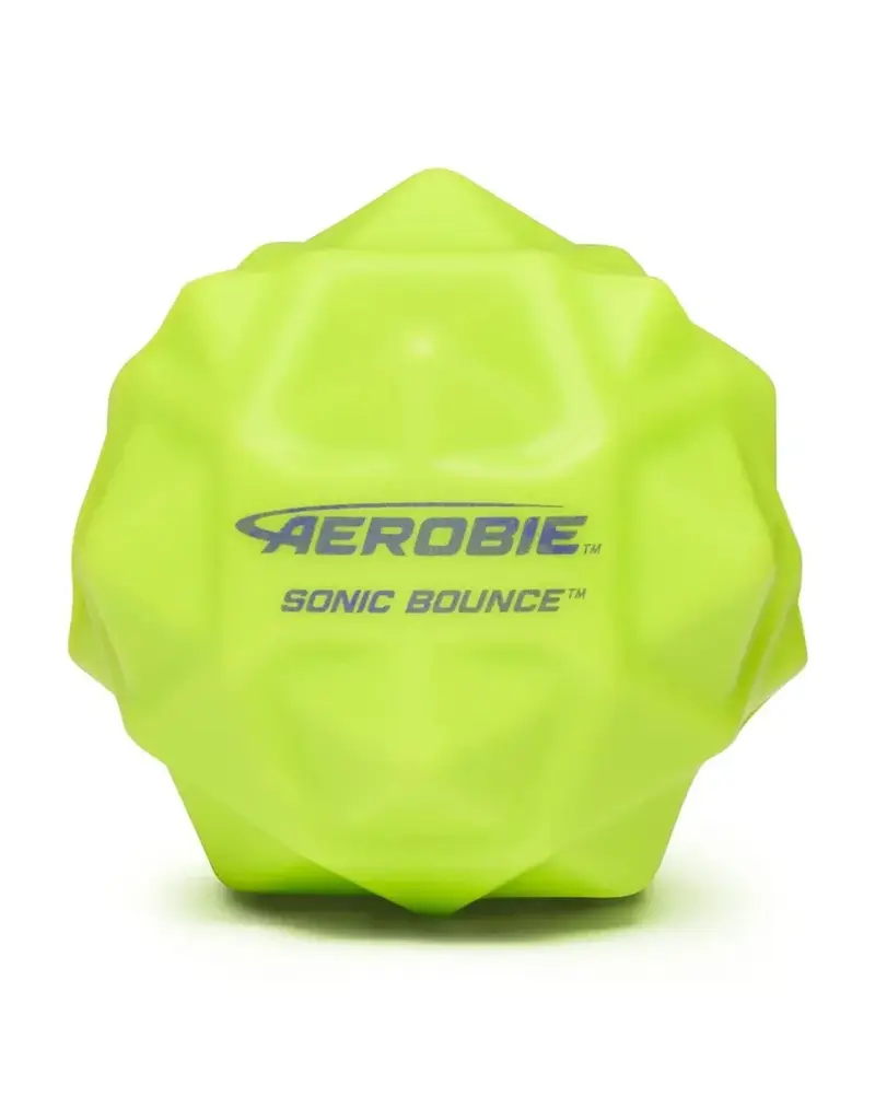 Spin Master Neon Yellow Aerobie Sonic Bounce Bouncy Ball