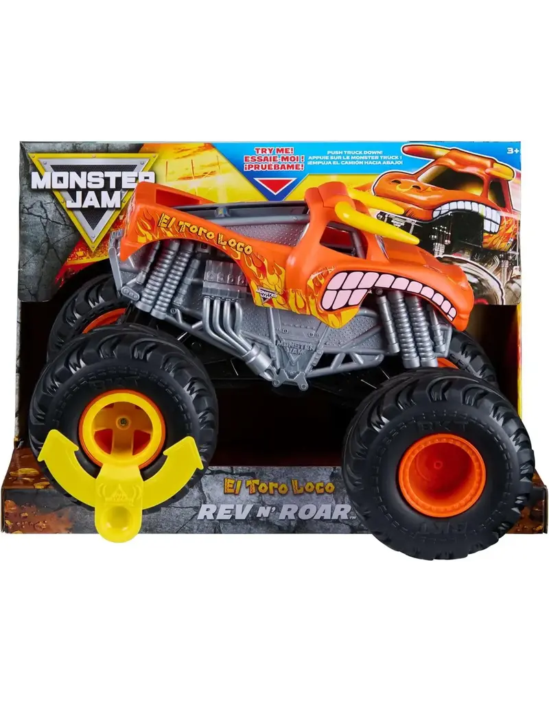 Spin Master Monster Jam El Toro Loco Rev N' Roar Monster Truck