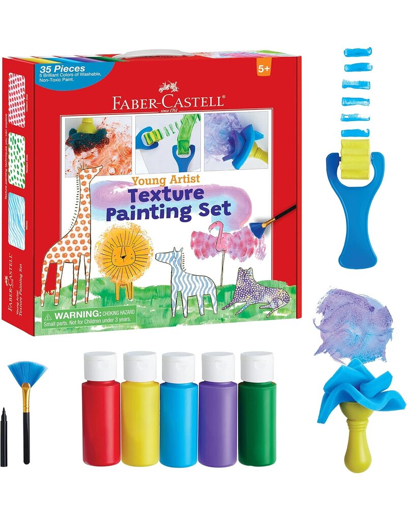 Faber-Castell Craft Kit Young Artist Texture Painting Set